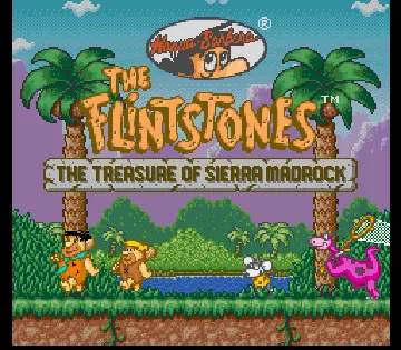 Flintstones, The - The Treasure of Sierra Madrock (USA) (Beta) screen shot title